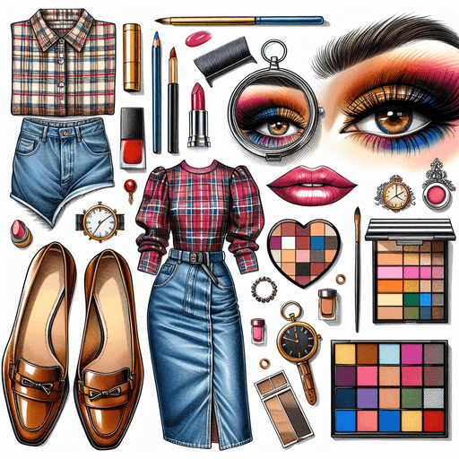 Gaya Retro Modern: Kombinasi Outfit Kasual dan Makeup Bold untuk Penampilan Spektakuler