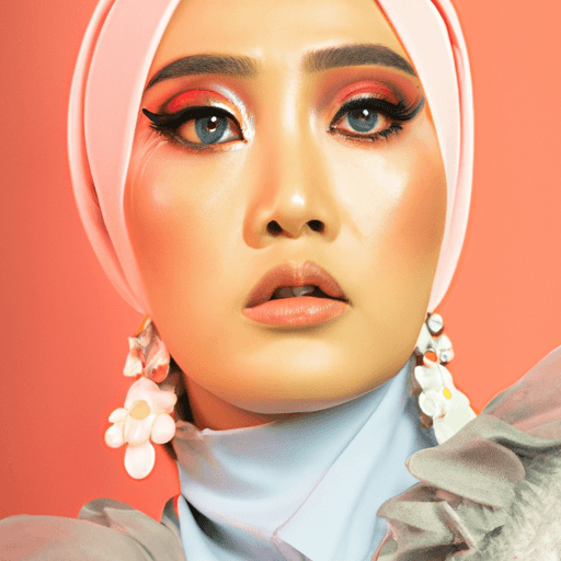 Outfit Kasual dengan Aksesori Retro dan Makeup Bold untuk Penampilan Percaya Diri