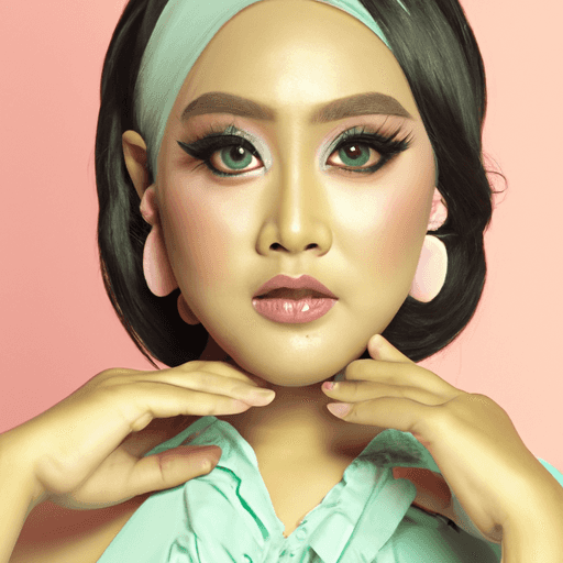 Tips Kombinasi Warna Bold Makeup dan Busana Retro Kasual